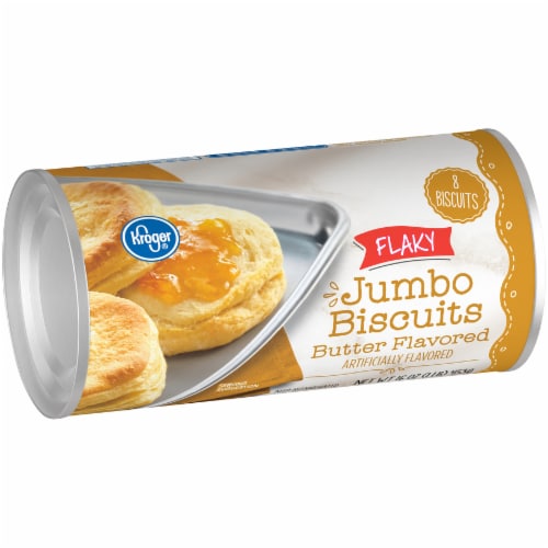 Kroger® Flaky Butter Flavored Jumbo Biscuits Perspective: left