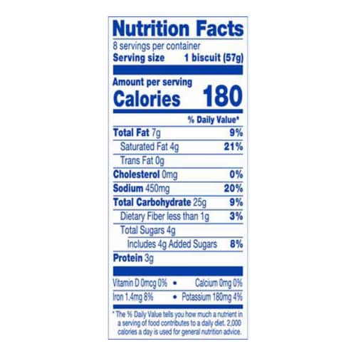 Kroger® Butter Flavored Jumbo Biscuits Perspective: left