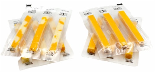 Kroger® Marble & Sharp Cheddar Cheese Sticks Perspective: left