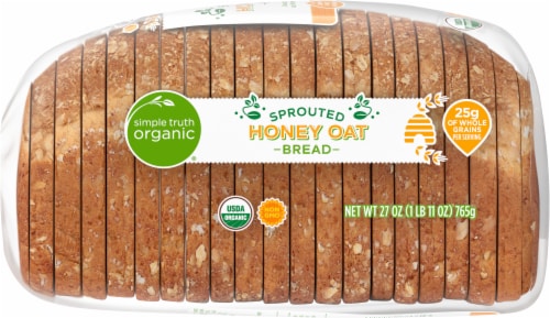 Simple Truth Organic™ Sprouted Honey Oat Bread Perspective: left