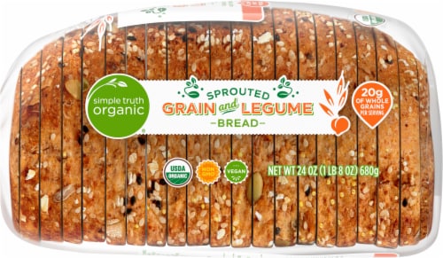 Simple Truth Organic® Sprouted Grain and Legume Bread Perspective: left