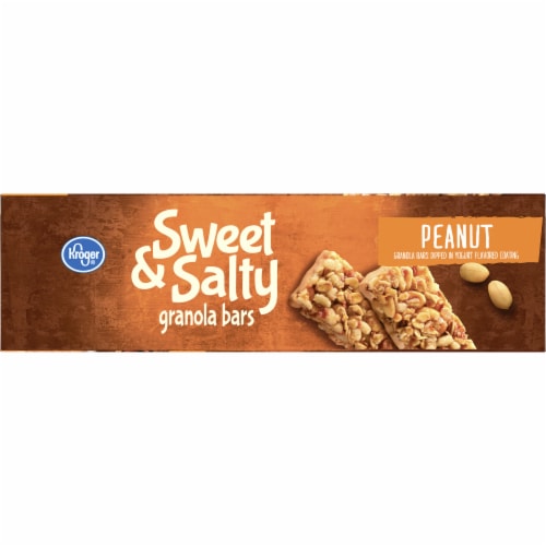 Kroger® Sweet & Salty Peanut Granola Bars Perspective: left