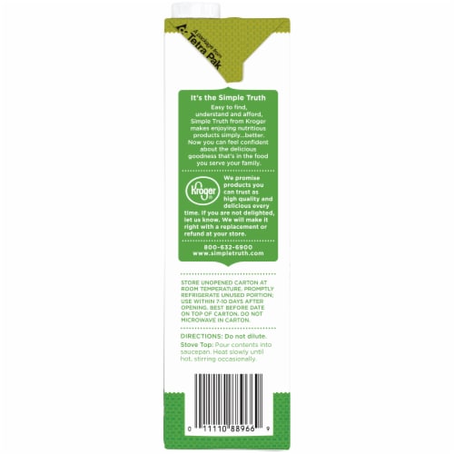 Simple Truth Organic™ Fat Free Vegetable Stock Perspective: left
