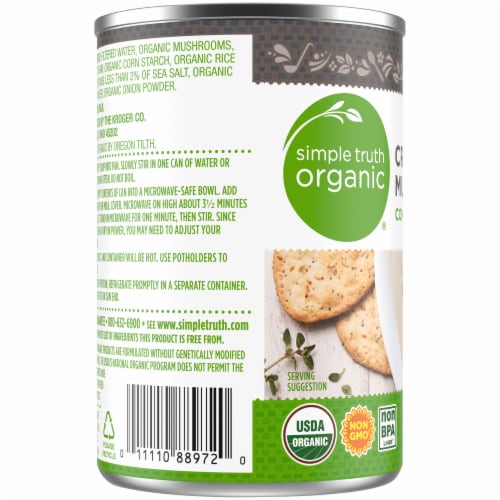 Simple Truth Organic® Cream of Mushroom Condensed Soup Perspective: left