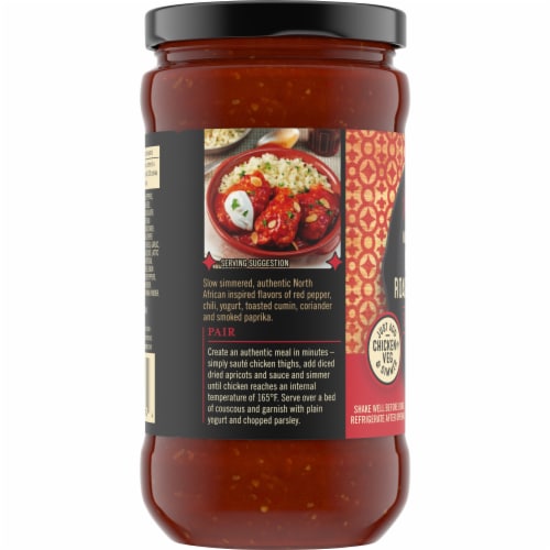 Private Selection® Moroccan Inspired Harissa & Roasted Red Pepper Simmer Sauce Perspective: left