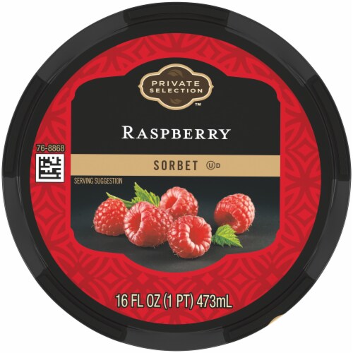 Private Selection® Raspberry Sorbet Pint Perspective: left