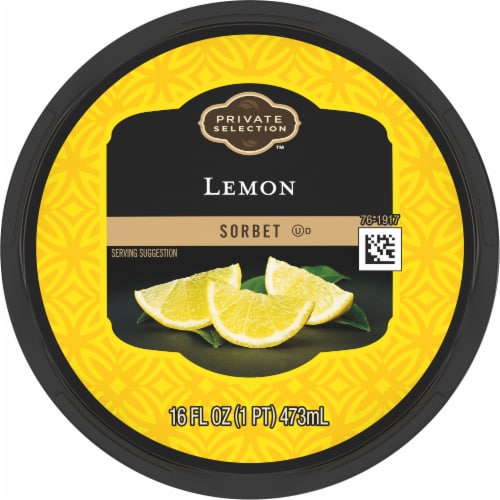 Private Selection® Lemon Sorbet Pint Perspective: left