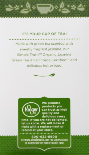 Simple Truth Organic™ Jasmine Green Tea Bags Perspective: left