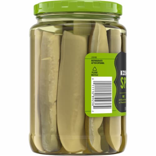 Kroger® Kosher Dill Spear Pickles Perspective: left