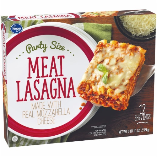 Kroger® Meat Lasagna Party Size Frozen Meal Perspective: left