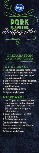 Kroger® Pork Flavored Stuffing Mix Perspective: left