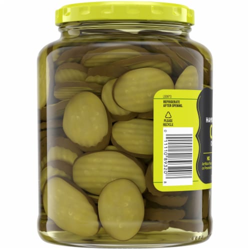 Kroger® Oval Cut Hamburger Dill Chips Perspective: left