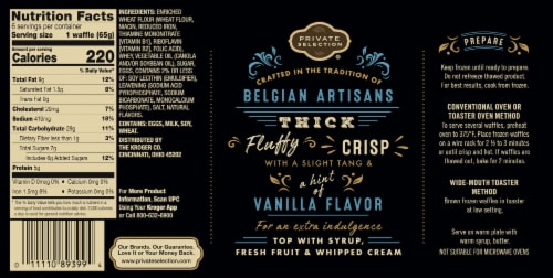 Private Selection™ Belgian Waffles Perspective: left