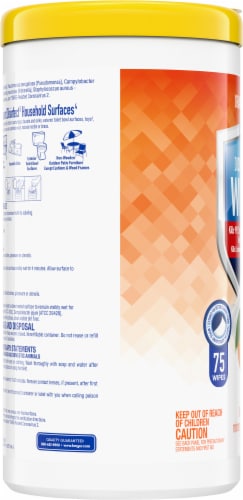 Kroger® Disinfecting Wipes Orange Scent Perspective: left