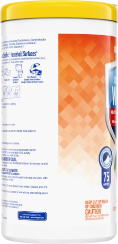 Kroger® Disinfecting Wipes Orange Scent Perspective: left