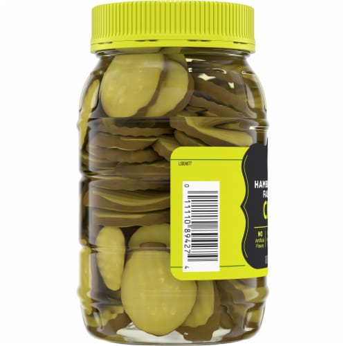 Kroger® Gluten Free Hamburger Dill Fast Food Pickle Chips Perspective: left