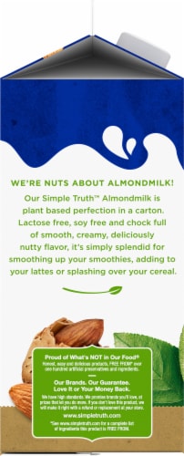 Simple Truth® Dairy Free Original Almond Milk Half Gallon Perspective: left