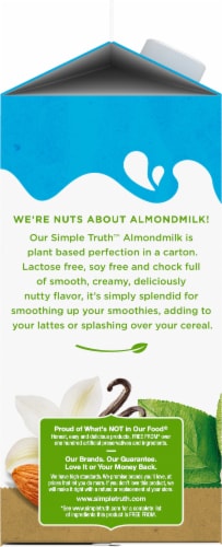 Simple Truth Vanilla Almond Milk Perspective: left