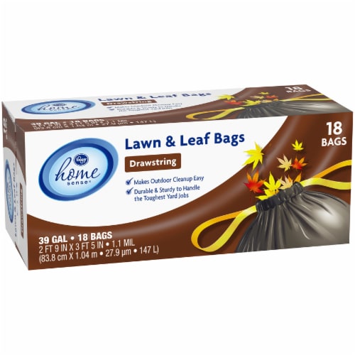 Kroger® Lawn & Leaf Gallon Drawstring Bags Perspective: left