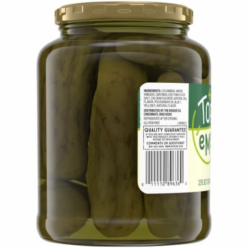 Top 'Ems Fresh Pack Whole Kosher Dill Pickles Perspective: left