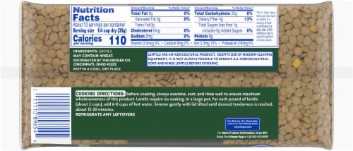 Kroger® Lentil Beans Perspective: left