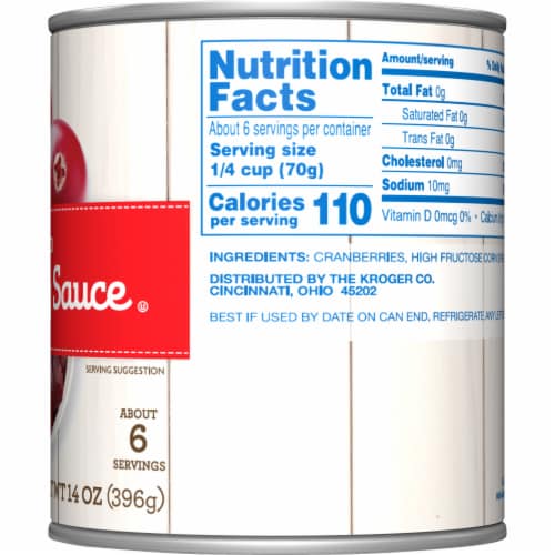 Kroger® Jellied Cranberry Sauce Perspective: left