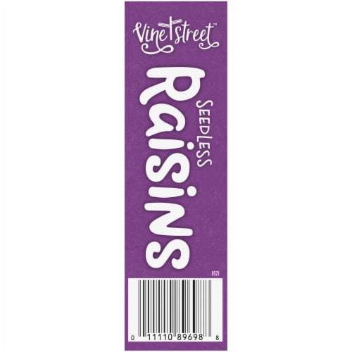 Vine Street Seedless Raisins Perspective: left