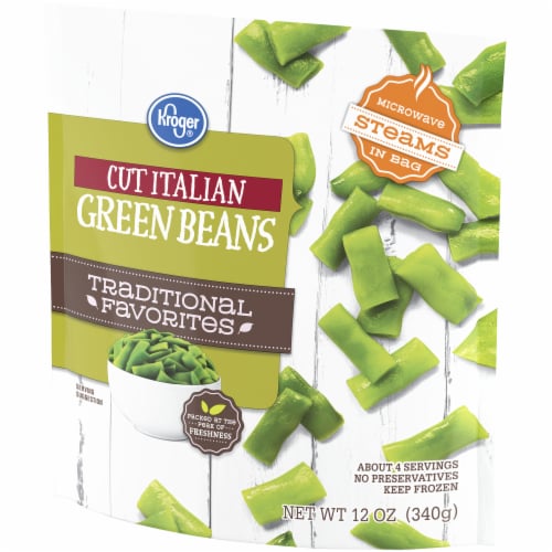 Kroger® Traditional Favorites Frozen Green Beans Italian Cut Perspective: left