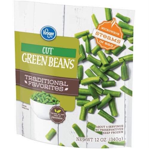 Kroger® Traditional Favorites Frozen Green Beans Cut Perspective: left