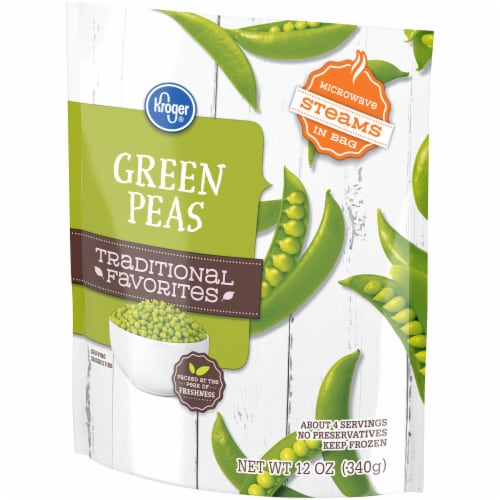 Kroger® Traditional Favorites Frozen Green Peas Perspective: left