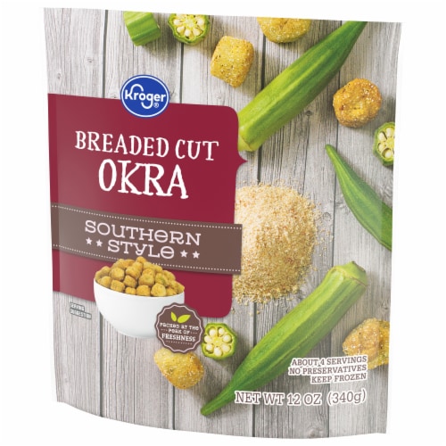 Kroger® Southern Style Breaded Cut Frozen Okra Perspective: left