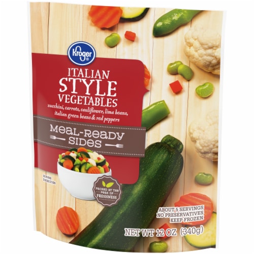 Kroger® Italian Style Frozen Vegetable Meal-Ready Sides Perspective: left