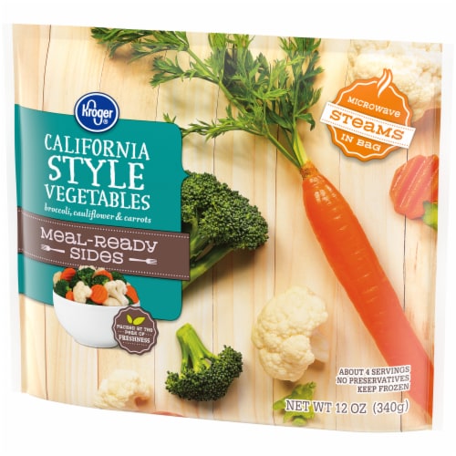 Kroger® Meal Ready Sides Frozen Vegetables California Style Perspective: left
