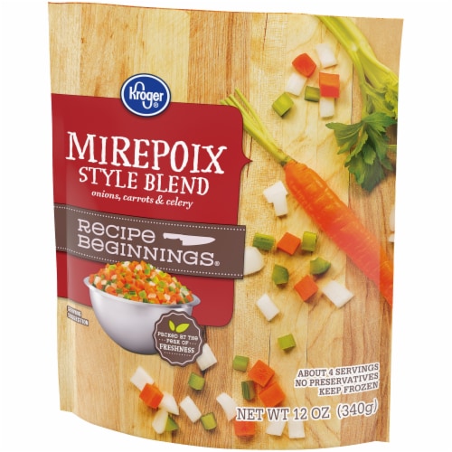 Kroger® Recipe Beginnings Frozen Mirepoix Style Blend Vegetables Perspective: left