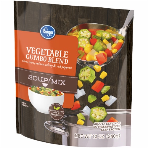 Kroger® Soup Mix Frozen Vegetable Gumbo Blend Perspective: left