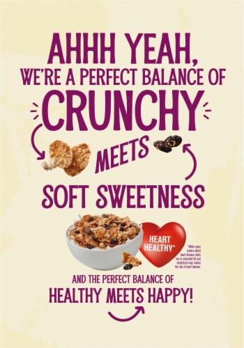 Kroger® Crunchy Raisin Bran Cereal Perspective: left
