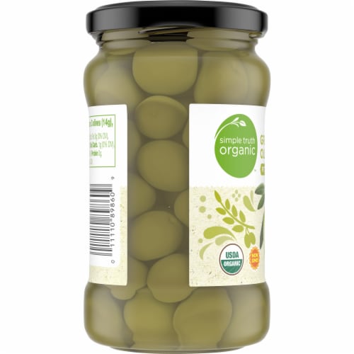 Simple Truth Organic™ Pitted Green Olives Perspective: left