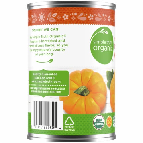 Simple Truth Organic® Solid Packed 100% Pure Pumpkin Perspective: left