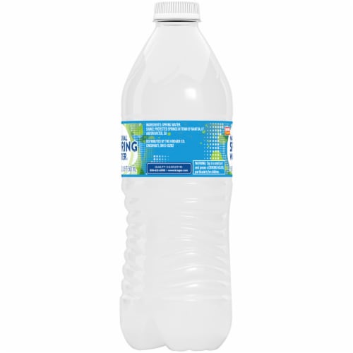 King Soopers™ Natural Spring Bottled Water Perspective: left