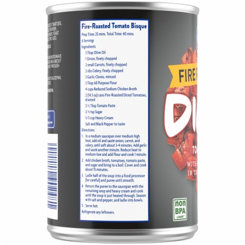 Kroger® Fire-Roasted Diced Tomatoes Perspective: left