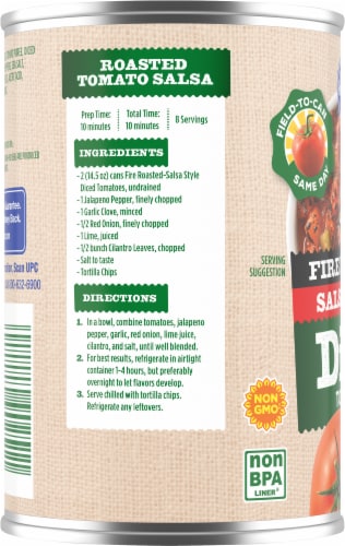 Kroger® Salsa Style Fire Roasted Diced Tomatoes Perspective: left