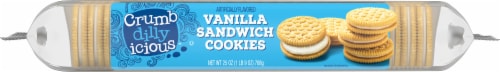 Crumbdillyicious™ Vanilla Sandwich Cookies Perspective: left