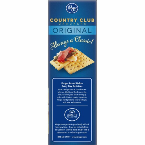 Kroger® Original Country Club Crackers Perspective: left