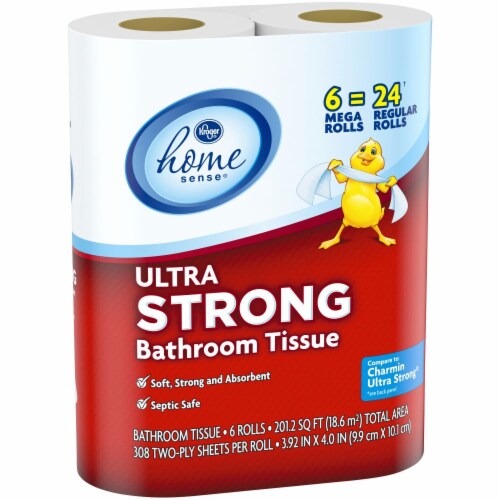 Kroger® Ultra Strong Mega Roll Bath Tissue Perspective: left