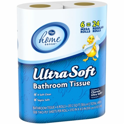 Kroger® Ultra Soft Mega Roll Bath Tissue Perspective: left