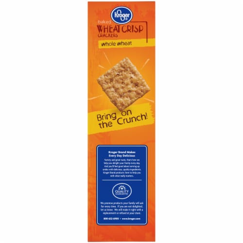 Kroger® Baked Whole Wheat Crisp Crackers Perspective: left