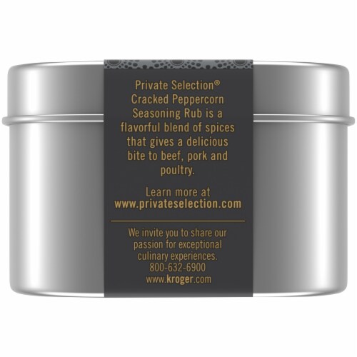Private Selection® Cracked Peppercorn Seasoning Rub Perspective: left