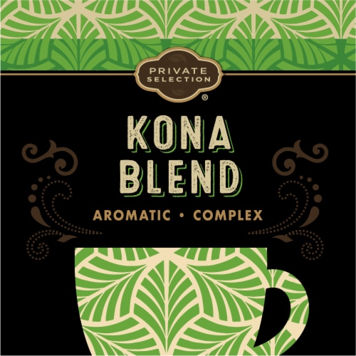 Private Selection® Kona Blend Medium Roast K-Cup® Coffee Pods Perspective: left