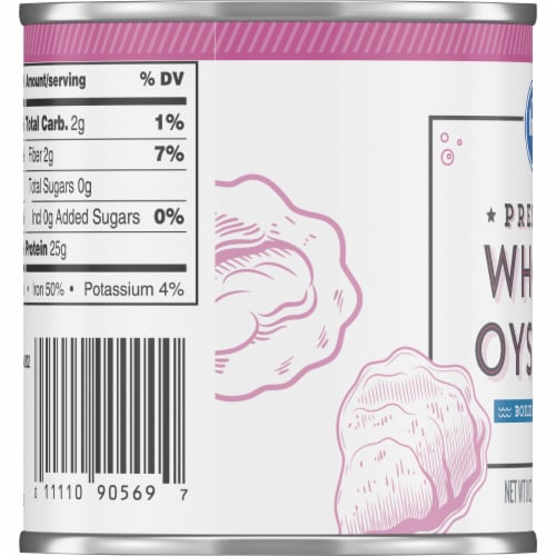 Kroger® Premium Whole Oysters Boiled in Water Perspective: left