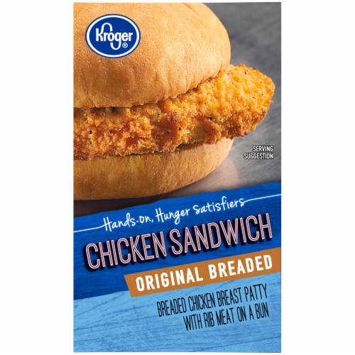 Kroger® Original Breaded Chicken Sandwich Perspective: left